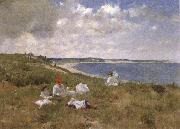 William Merrit Chase Idle Hours oil painting on canvas